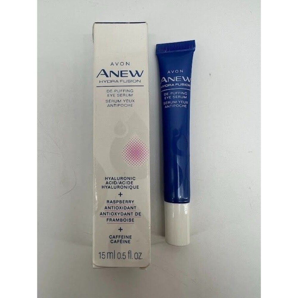 Avon Anew Hydra Fusion De-Puffing Eye Serum 0.5 oz / 15ml –Hyaluronic Acid, Skin